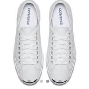 White Leather Converse- Jack Purcell Collection
